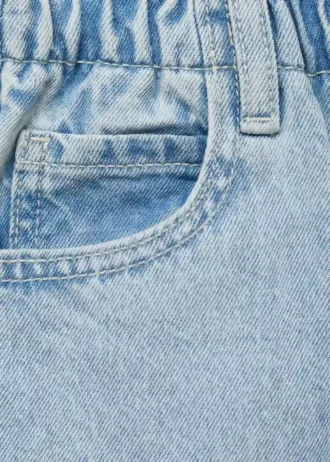 Džínová sukně s elastickým pasem