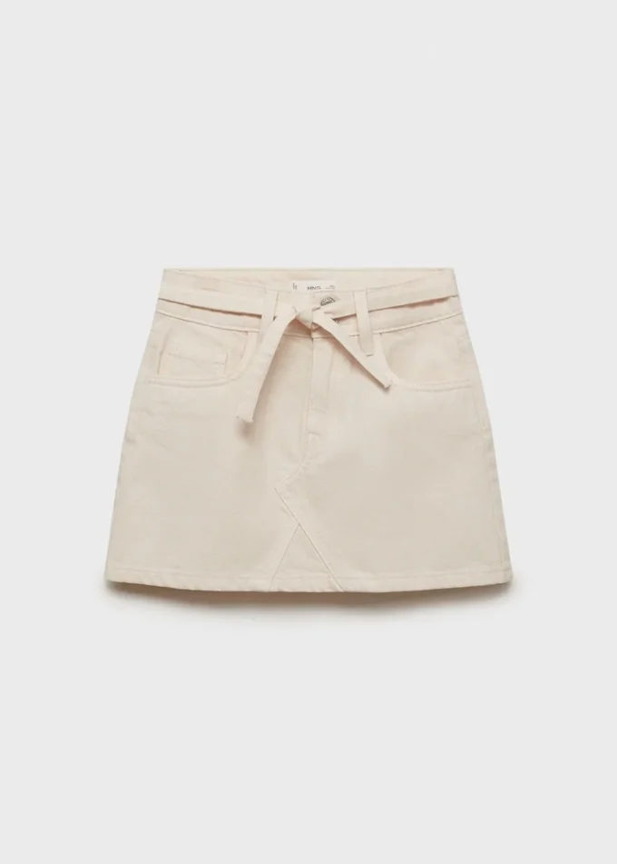 Džínová sukně s mašlí Džínová sukně s mašlí