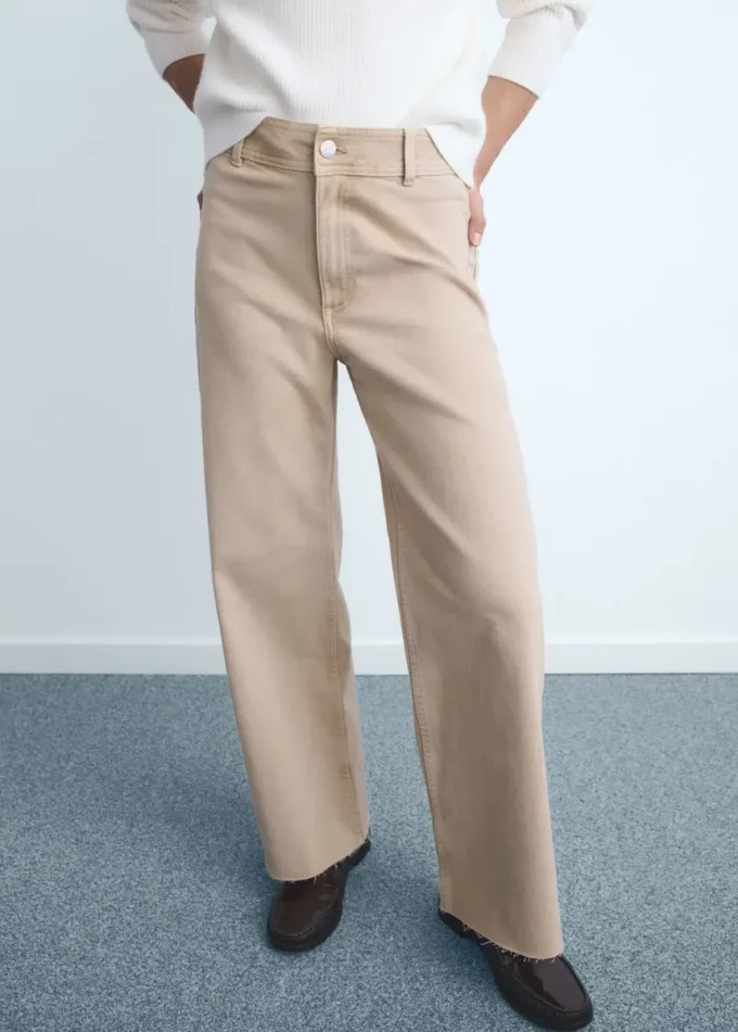 Džíny Catherin culotte s vysokým pasem Džíny Catherin culotte s vysokým pasem