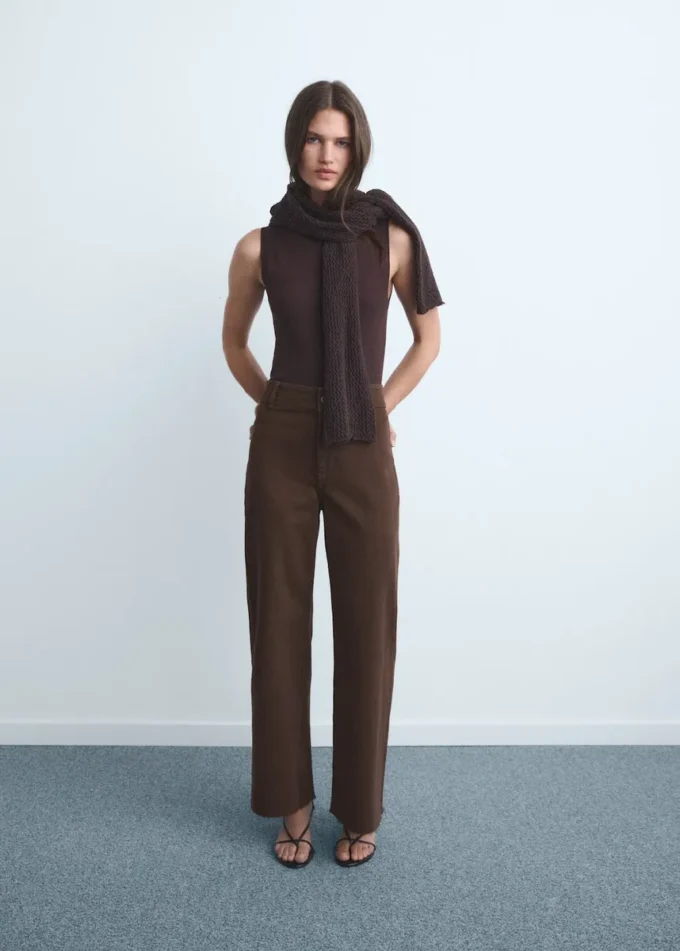 Džíny Catherin culotte s vysokým pasem Džíny Catherin culotte s vysokým pasem