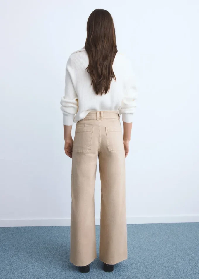 Džíny Catherin culotte s vysokým pasem Džíny Catherin culotte s vysokým pasem