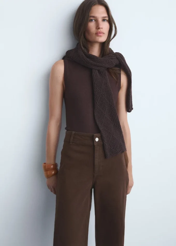 Džíny Catherin culotte s vysokým pasem Džíny Catherin culotte s vysokým pasem