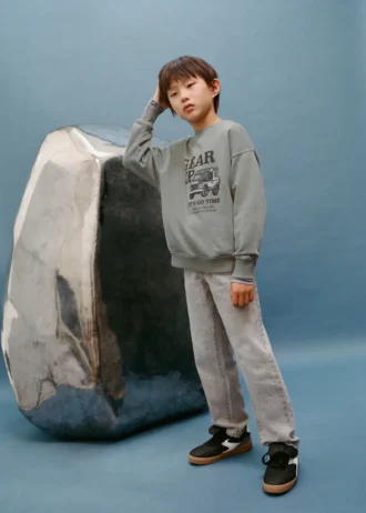 Bavlněná mikina s potiskem