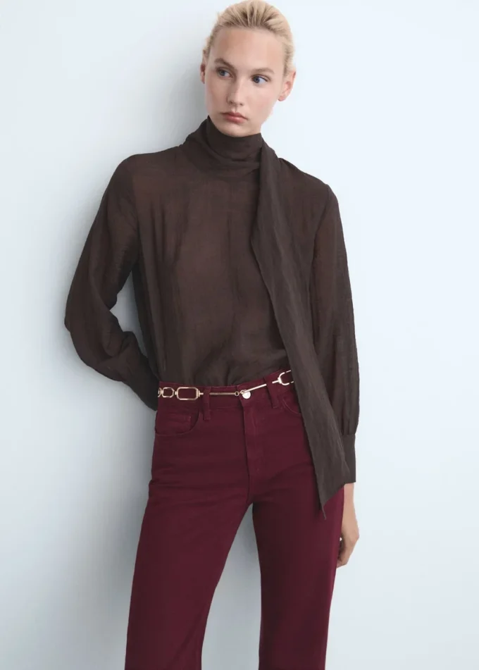 Džíny Matilda se středně vysokým pasem a rovným střihem Džíny Matilda se středně vysokým pasem a rovným střihem