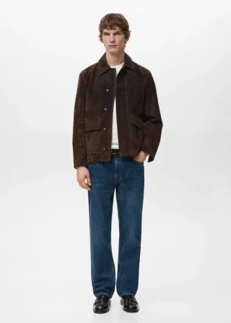 Džíny Moby s rovným střihem a tmavým odstínem