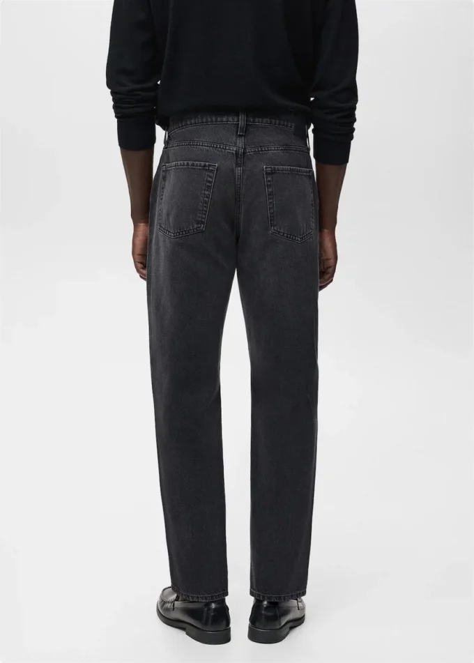 Džíny Moby s rovným střihem a tmavým odstínem Džíny Moby s rovným střihem a tmavým odstínem