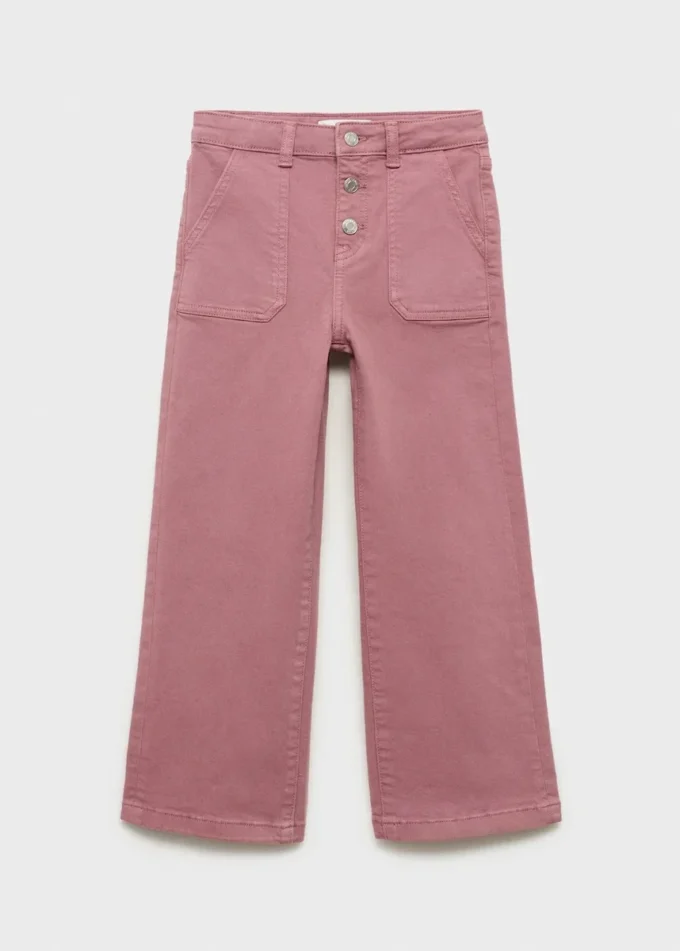 Džíny rovného střihu s kapsami