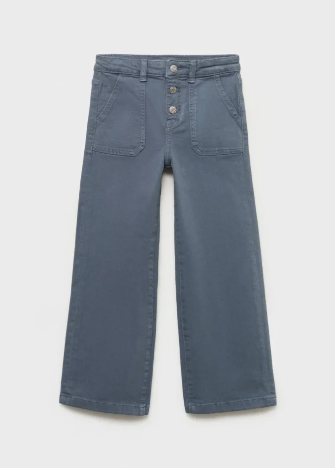 Džíny rovného střihu s kapsami