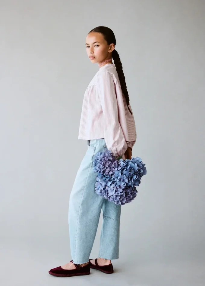 Džíny s balonovým střihem a středně vysokým pasem