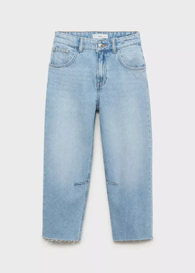 Džíny s balonovým střihem a středně vysokým pasem