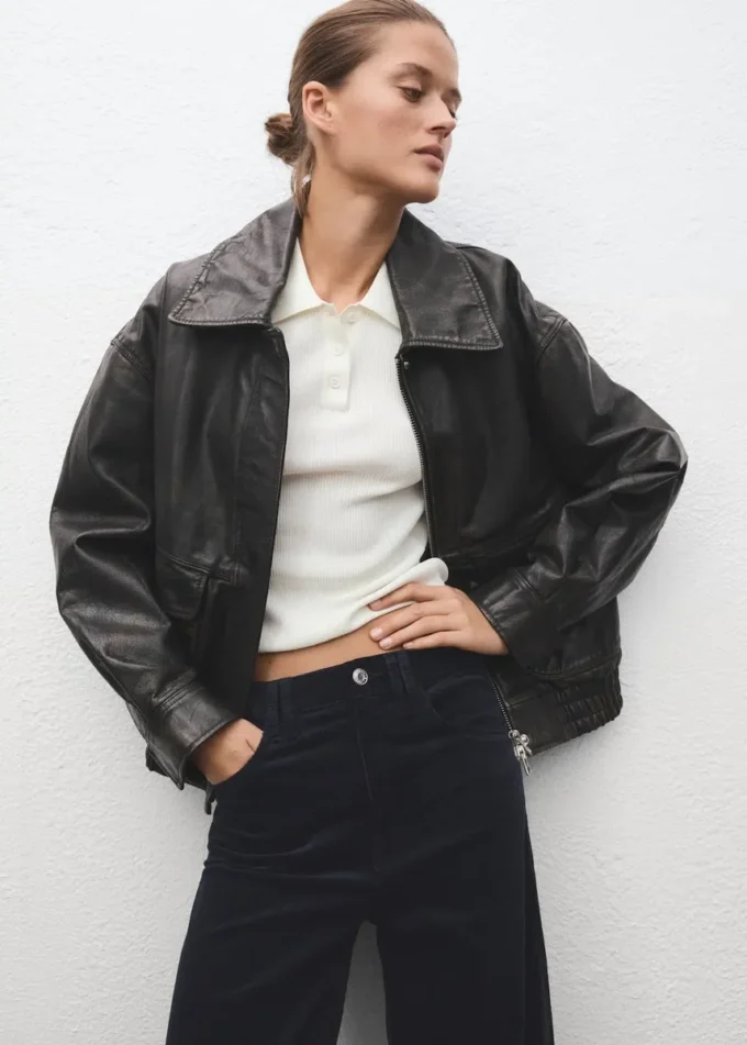 Džíny s širokými nohavicemi z manšestru Džíny s širokými nohavicemi z manšestru