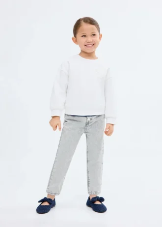 Džíny s knoflíky a papírovými kapsami