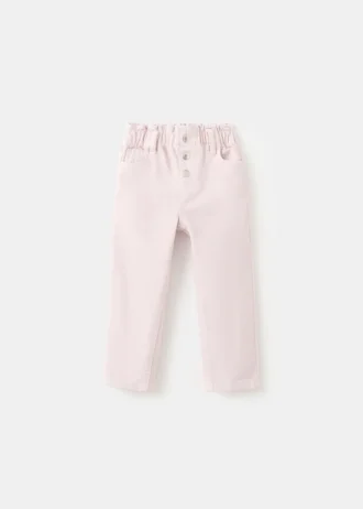 Džíny s knoflíky a papírovými kapsami Džíny s knoflíky a papírovými kapsami