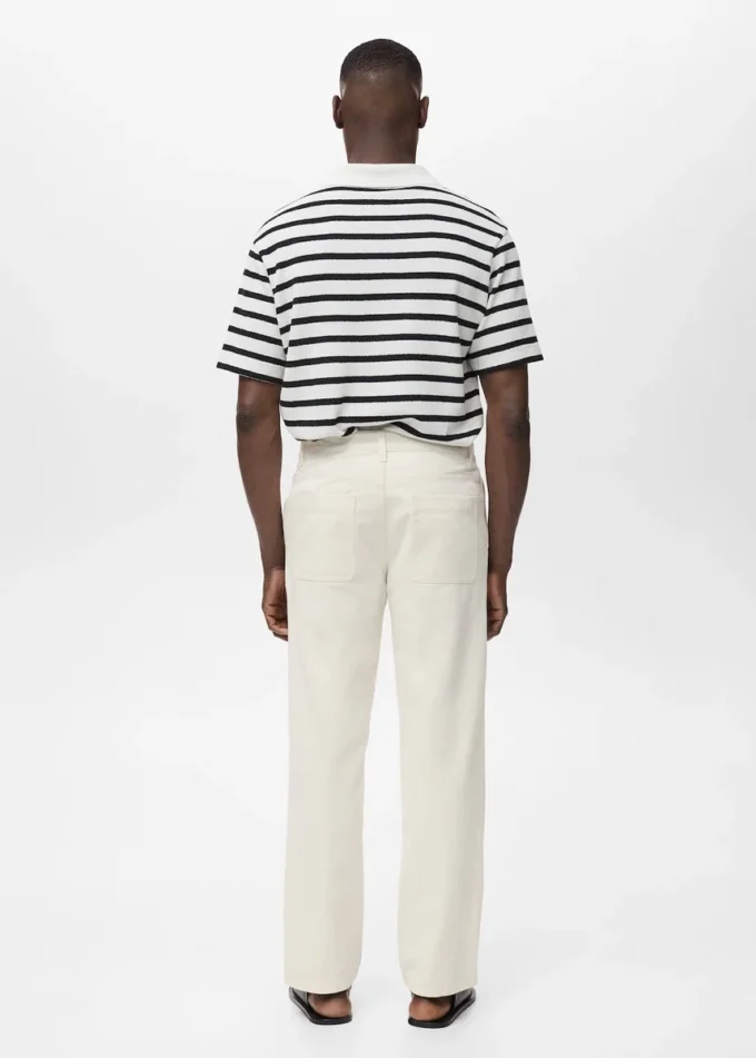 Džíny s regular střihem z bavlněno-lněné směsi Džíny s regular střihem z bavlněno-lněné směsi