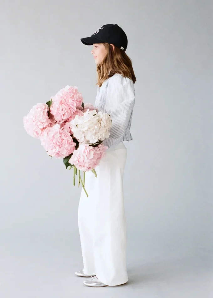 Pruhovaná bavlněná halenka Pruhovaná bavlněná halenka