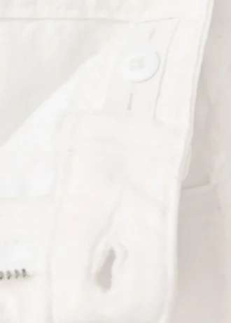 Džíny se širokými nohavicemi a ozdobným prošíváním