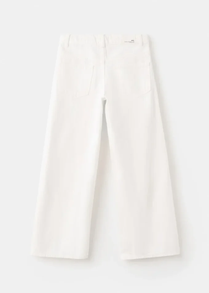 Džíny se širokými nohavicemi a ozdobným prošíváním Džíny se širokými nohavicemi a ozdobným prošíváním