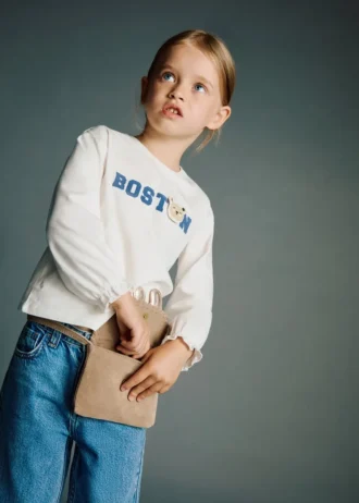 Dětské vyšívané bavlněné tričko