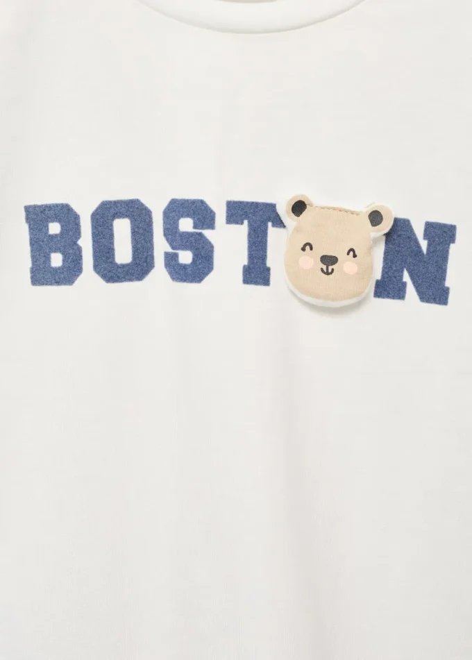 Dětské vyšívané bavlněné tričko