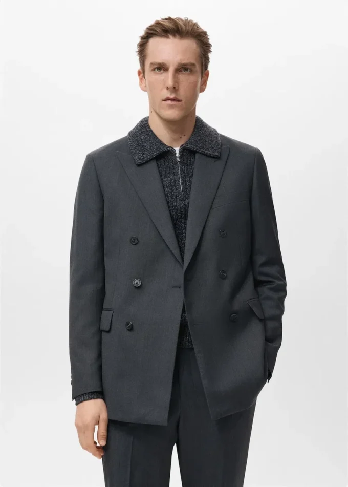Dvouřadé sako Turin 100 % vlna Dvouřadé sako Turin 100 % vlna
