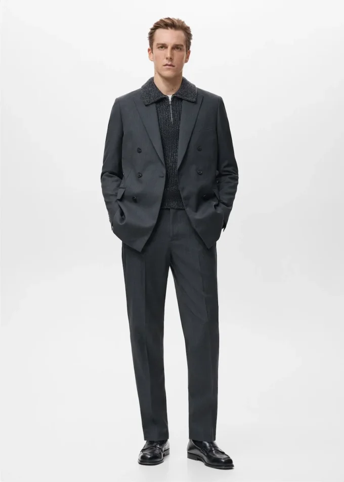 Dvouřadé sako Turin 100 % vlna Dvouřadé sako Turin 100 % vlna