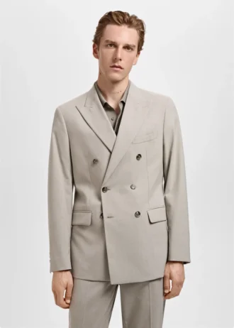 Dvouřadový slim fit sako Monaco