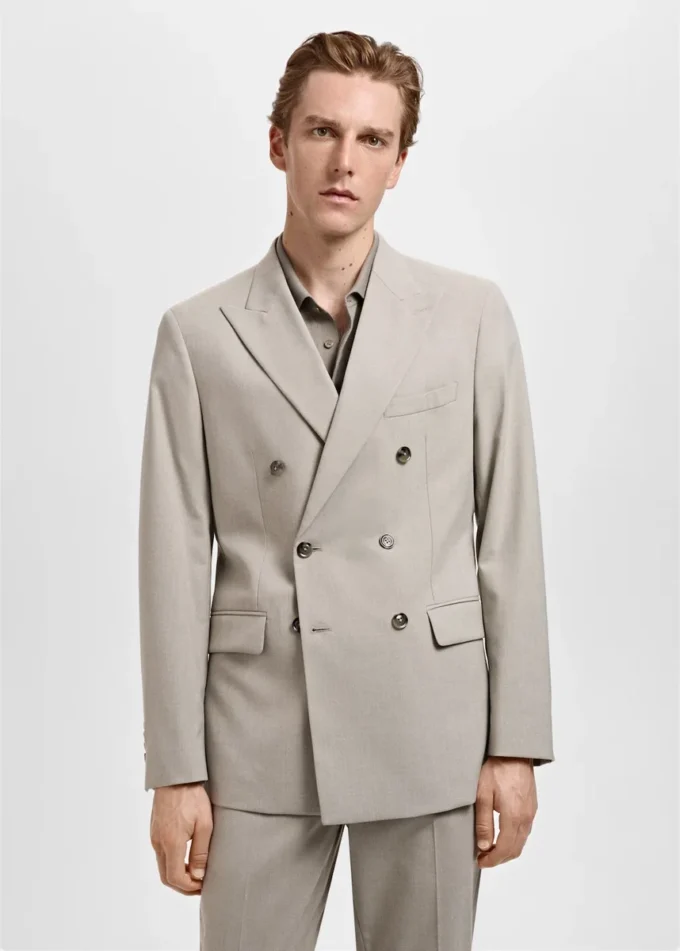 Dvouřadový slim fit sako Monaco Dvouřadový slim fit sako Monaco