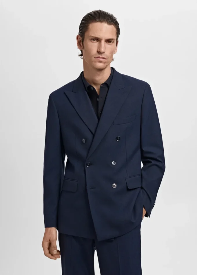 Dvouřadový slim fit sako Monaco Dvouřadový slim fit sako Monaco