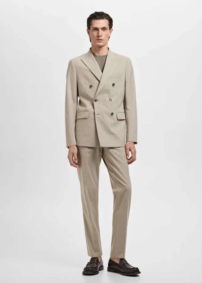 Dvouřadový slim fit sako Monaco Dvouřadový slim fit sako Monaco