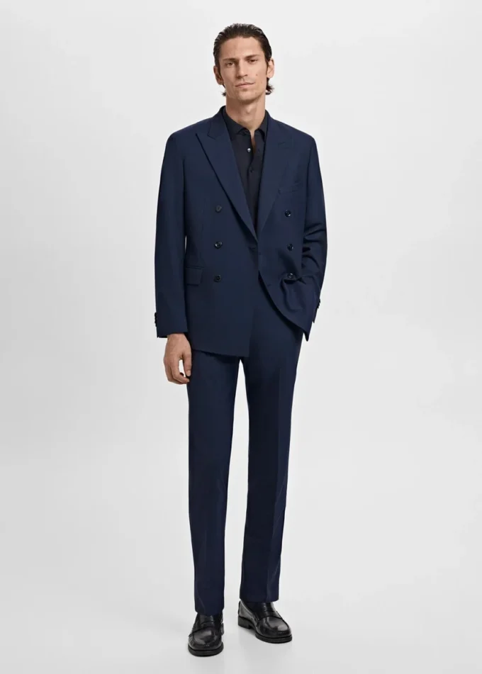 Dvouřadový slim fit sako Monaco Dvouřadový slim fit sako Monaco