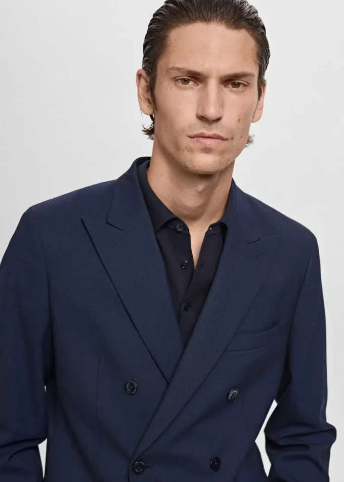 Dvouřadový slim fit sako Monaco Dvouřadový slim fit sako Monaco