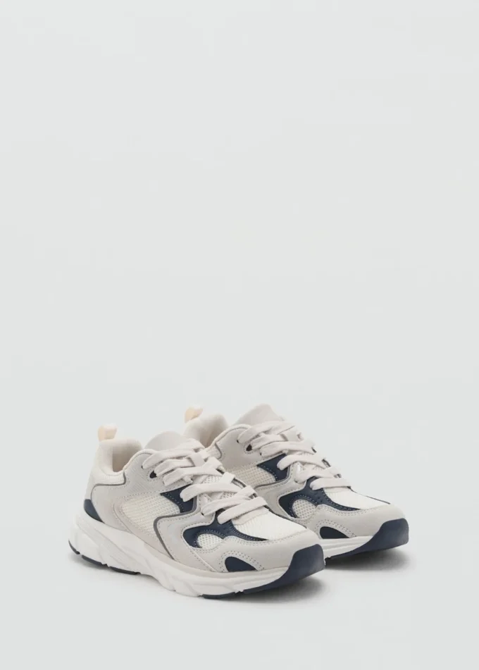 Dvoubarevné šněrovací tenisky Dvoubarevné šněrovací tenisky