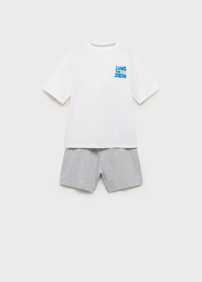 Dvoudílné krátké pyžamo Dvoudílné krátké pyžamo