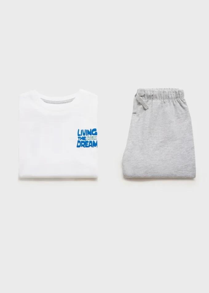 Dvoudílné krátké pyžamo Dvoudílné krátké pyžamo