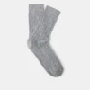 Žebrované bavlněné ponožky Žebrované bavlněné ponožky