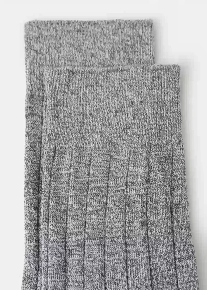 Žebrované bavlněné ponožky Žebrované bavlněné ponožky