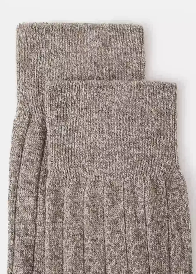 Žebrované bavlněné ponožky