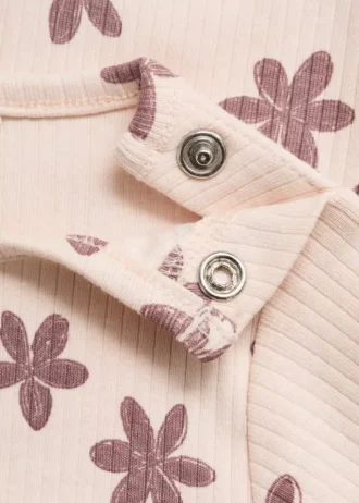 Žebrovaný květinový body