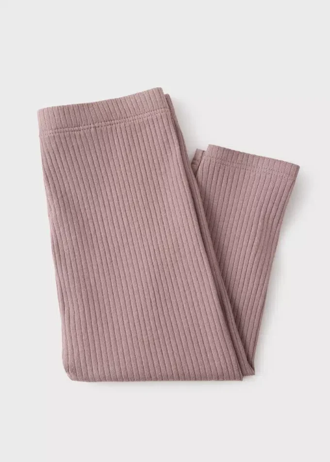 Žebrované legíny Žebrované legíny