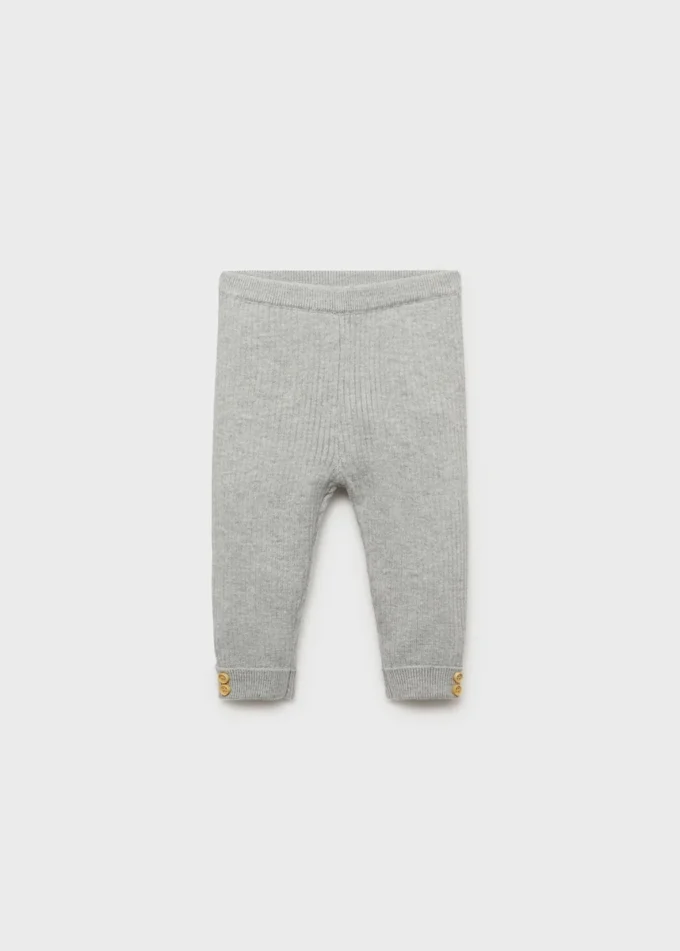 Žebrované pletené legíny Žebrované pletené legíny