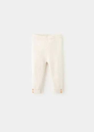 Žebrované pletené legíny Žebrované pletené legíny