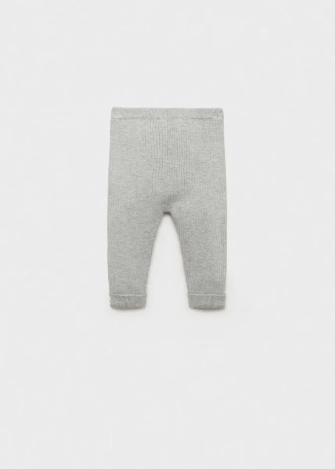 Žebrované pletené legíny Žebrované pletené legíny