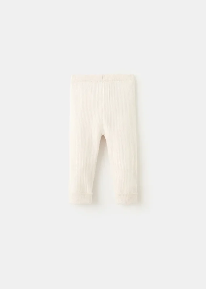 Žebrované pletené legíny Žebrované pletené legíny