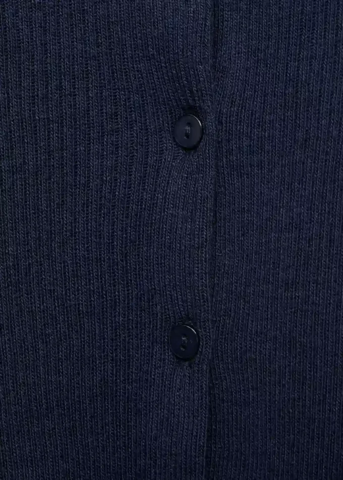 Žebrovaný pletený svetr Žebrovaný pletený svetr