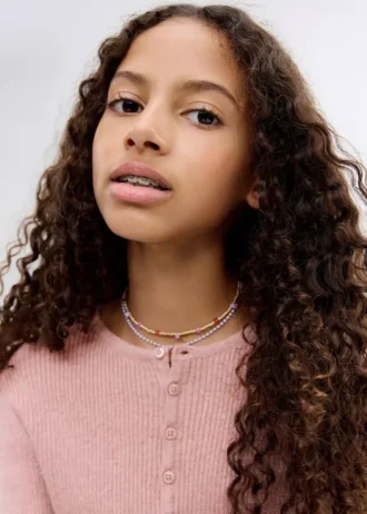 Žebrovaný svetr s knoflíky Žebrovaný svetr s knoflíky