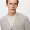 Žebrovaný svetr z vlněné směsi Žebrovaný svetr z vlněné směsi