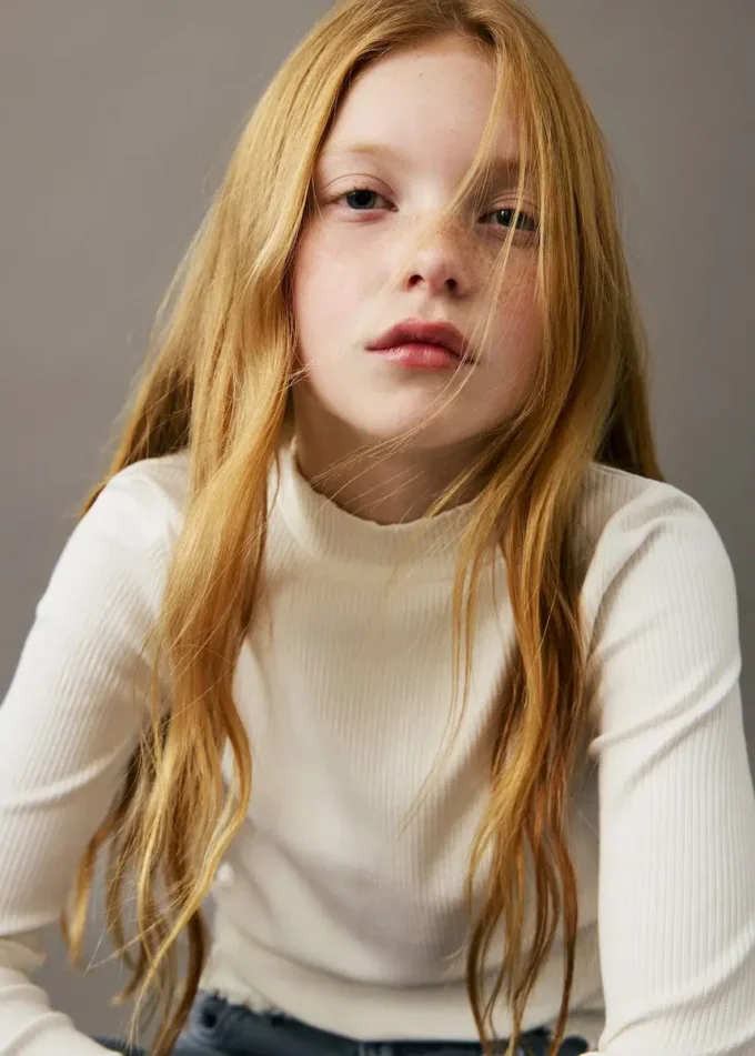 Žebrované tričko s dlouhým rukávem Žebrované tričko s dlouhým rukávem