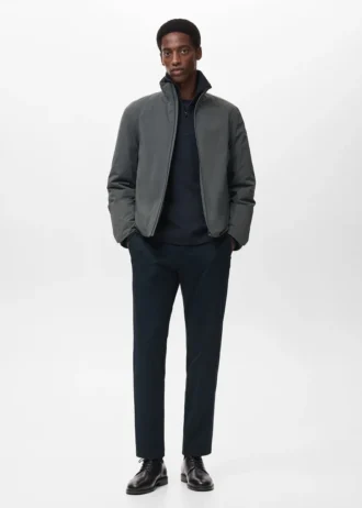 Elastické kalhoty slim fit se stahovací šňůrkou