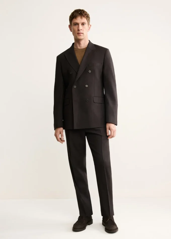 Elegantní kalhoty ze 100% italské vlny Elegantní kalhoty ze 100% italské vlny