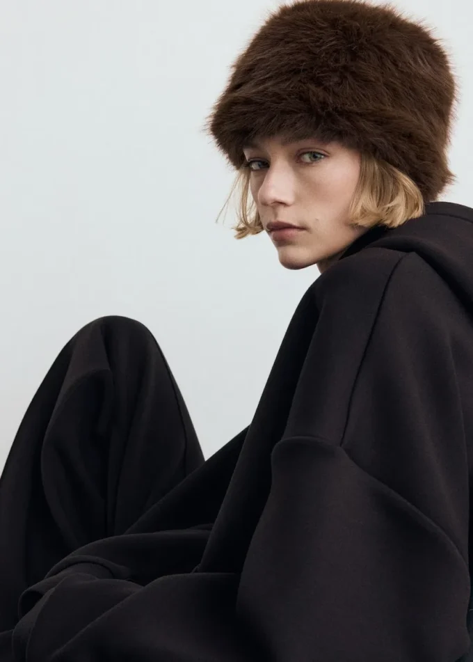 Čepice z umělé kožešiny Čepice z umělé kožešiny